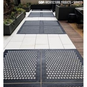 Cast Iron and Glass Prism Pavers