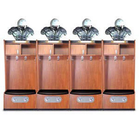 how to build wood lockers