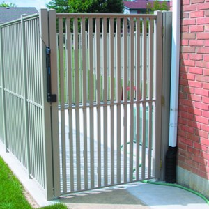 anodized aluminum fence