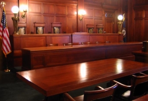 Solid Oak Courtroom Benches