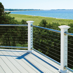 RailEasy™ Nautilus Cable Railing with Stainless Rails-Atlantis Rail Systems
