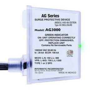 Model #AG3000, Surge Protective Device