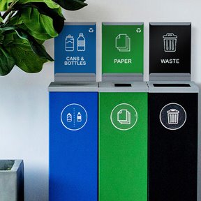 Spectrum® Series Recycling Bins & Waste Containers