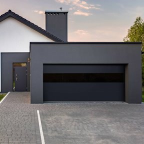 Minimalist Garage Door - Sterling - 2717