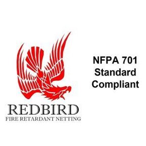 Redbird Fire Retardant Netting