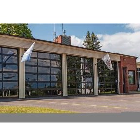 Full-View Aluminum Sectional Door 