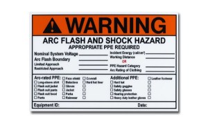 MS-478 Write-On Self Laminating Arc Flash Labels
