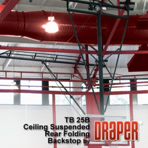 Rear Folding Basketball Backstops