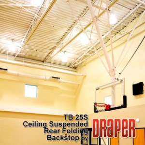 Rear Folding Basketball Backstops