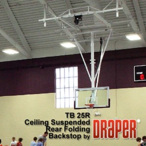 Rear Folding Basketball Backstops