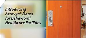 Acrovyn Barrier Resistant Doors
