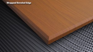 Wrapped Beveled Edge Acrovyn Wall Panel