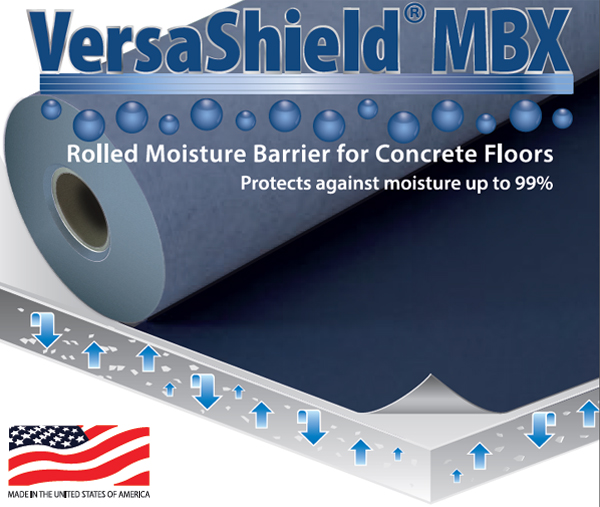 VersaShield® MBX Moisture Suppression Flooring Underlayment