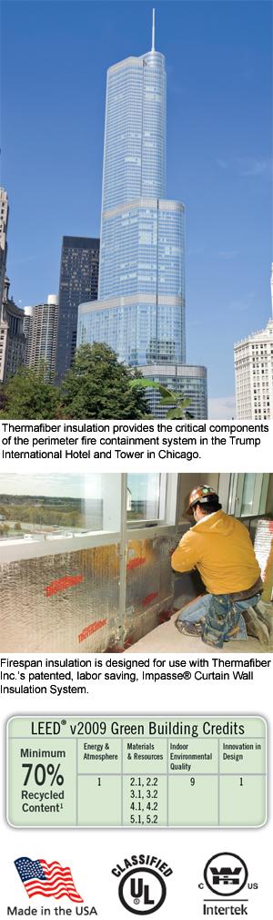 FireSpan® Mineral Wool Curtain Wall Insulation