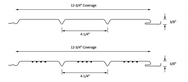 Vee-Panel Metal Wall and Soffit Panel – Berridge Metal Roof and Wall ...