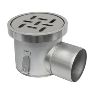 Bfd 420 So Sanitary Floor Drain With 8in Round Top Side Outlet