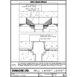 CAD details from Duradek / Durarail – Sweets