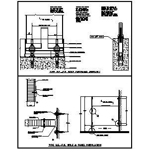 CAD details from American Sanitary Partition Corp. – Sweets