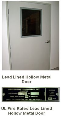 Lead Lined Hollow Metal Doors