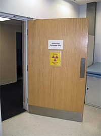 Lead Lined Solid Core Wood Doors