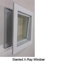 Lead Lined Telescopic View Windows