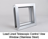 Lead Lined Telescopic View Windows