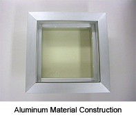 Lead Lined Telescopic View Windows