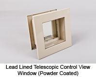Lead Lined Telescopic View Windows