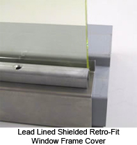 Lead Lined Telescopic View Windows