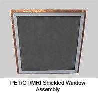 Lead Lined Telescopic View Windows