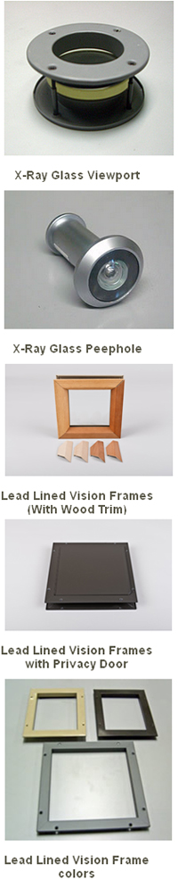 Lead Lined Vision Lite Frames