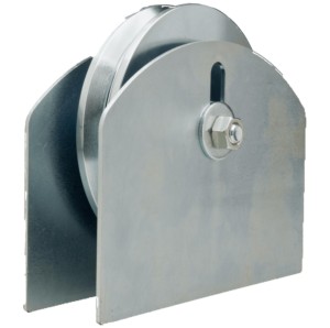 CI2715 / 6" Hardcore Gate Wheel with Plate for 1 1/2" Gate Frame