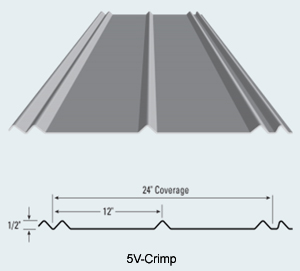 5V-Crimp Structural Metal Roof Panel – Metal Sales Manufacturing ...