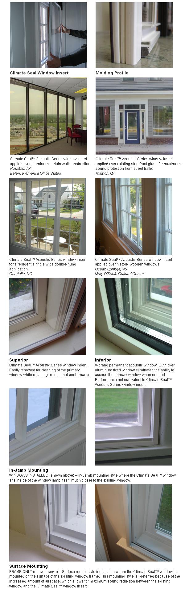 Climate Seal™ Acoustic Series Window Insert™