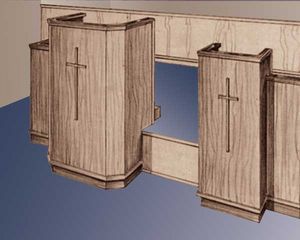 Walk-In Pulpits & Lecterns