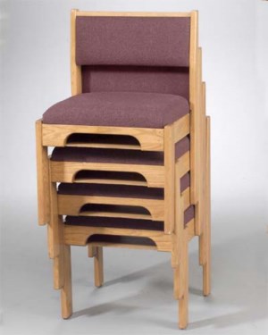 Model T041 Stackable Wood Chairs
