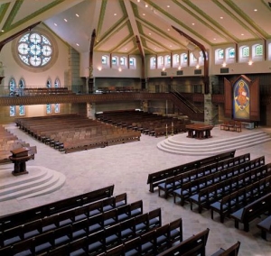 Solid Oak Church Pews