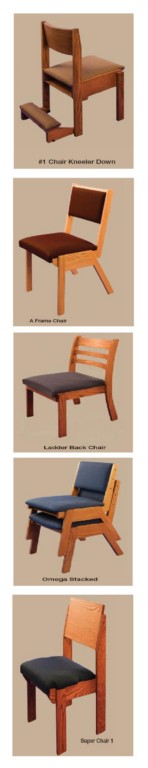 Solid Oak Church Furniture - Chairs and Chancel Furniture