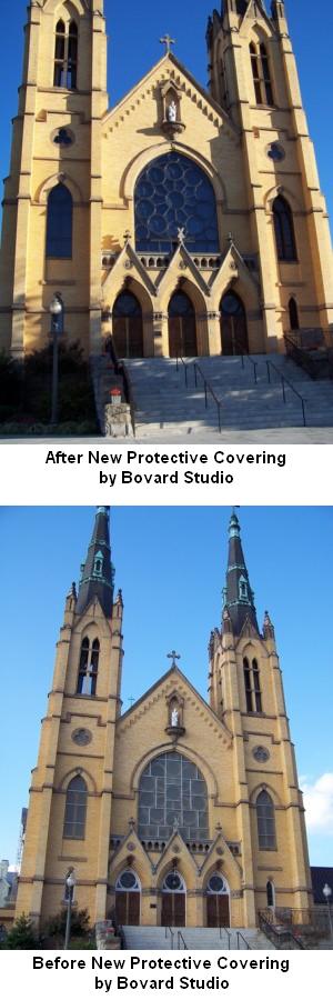 Protective Covering for Stained Glass Windows