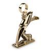 Decorative Bar Bracket - Polished Brass - 2 OD