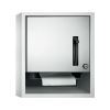 ASI 645210AC-41 Piatto Recessed Automatic Roll Paper Towel Dispenser (AC Plug-In), Black Phenolic Door, 16-1/16 x 28 x 9-13/16