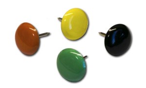 CEILING MARKERS - COLORED EQUIPMENT LOCATOR TACKS