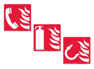 International Safety Fire Fighting Signs