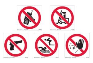 International Safety Prohibition Pictograms