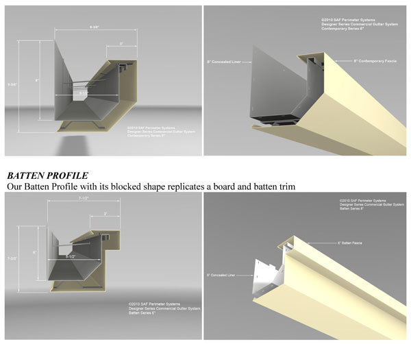Designer Series Commercial Gutter Systems