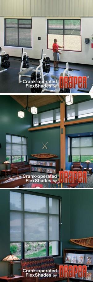 Crank Operated FlexShade