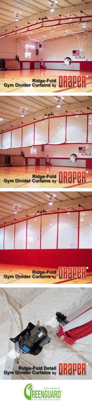 Ridge-Fold Gym Dividers