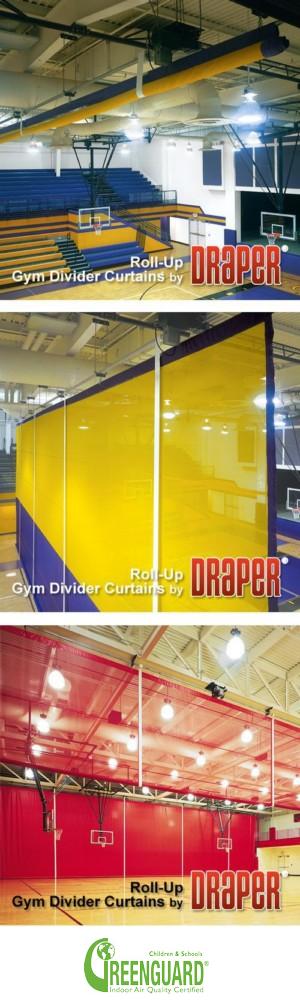 Roll-Up Gym Dividers