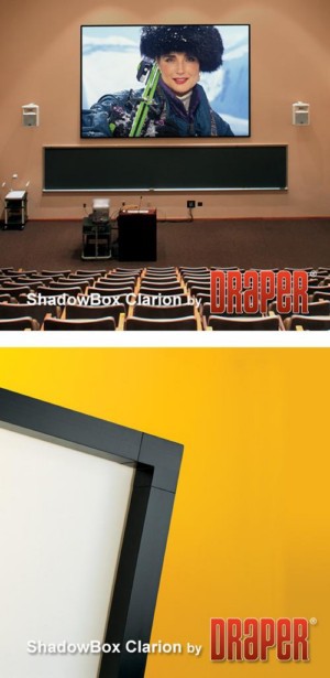ShadowBox Clarion Fixed Projection Screen