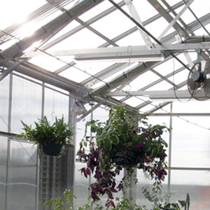 Greenhouse Hanging Basket Rails